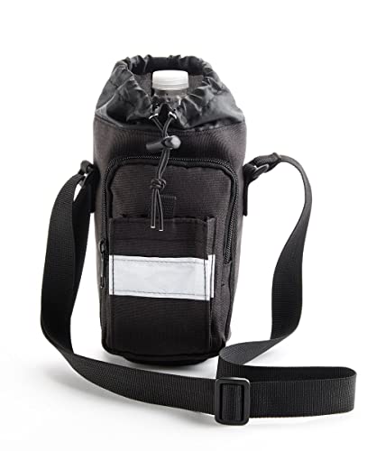 Giftcraft Waterproof Water Bottle Carrier with Adjustable Strap, 8-inch Height