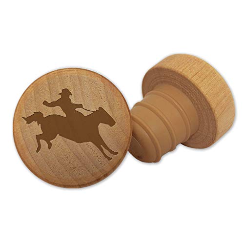 Tangico 99129 WineO Cowboy Wine Stopper, Wood