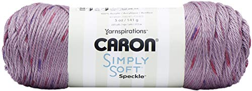 Spinrite Yarns (CA) CARON Simply Soft Speckle Yarn, Snapdragon