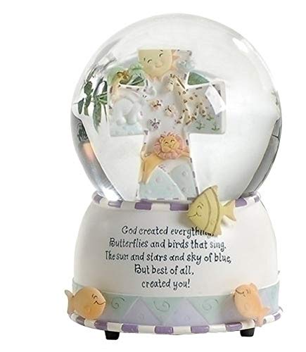 Roman Musical "God Created Everything" Water Globe