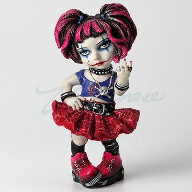 Unicorn Studio 5.87 Inch Poly Stone Cosplay Kids Punk Girl Figurine Statue