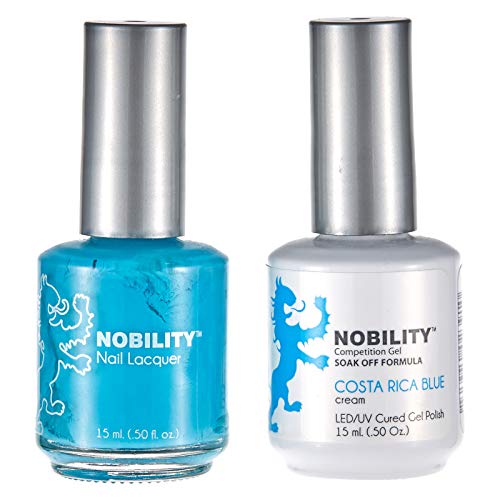 Lechat Nobility ‚Äì Gel Polish & Nail Lacquer Set - Collection 2-5oz (Costa Rica Blue NBCS073)