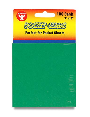 Hygloss Products Cards, 3" x 3" Size, Shamrock (42512)