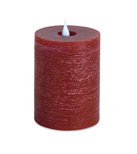 Melrose 69459 Red Simplux LED Designer Candle, 5-inch Height