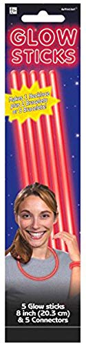Amscan Red Glow Bracelets Party Accessory