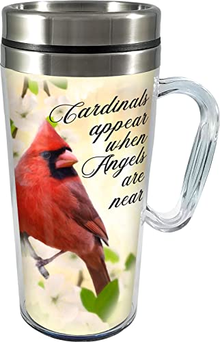 Spoontiques 17263 Cardinal Memorial Travel Mug, Acrylic