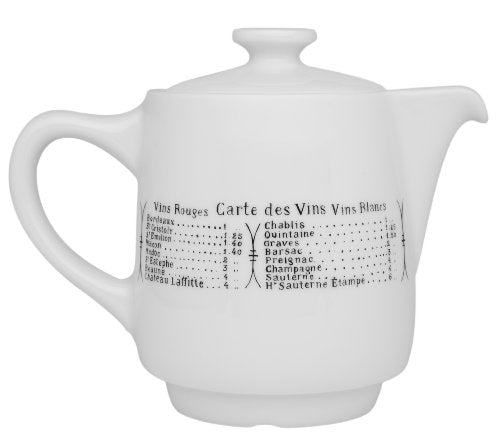 Pillivuyt Brasserie Coffee/Tea Pot, 18 Ounce Capacity