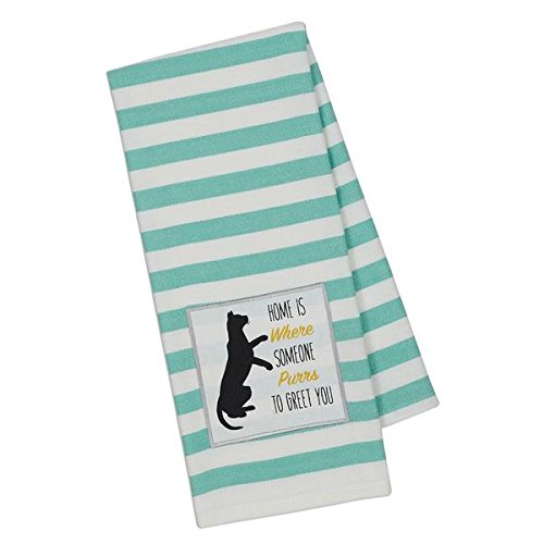 DII Design Cat Applique Dish Towel (Someone Purrs)