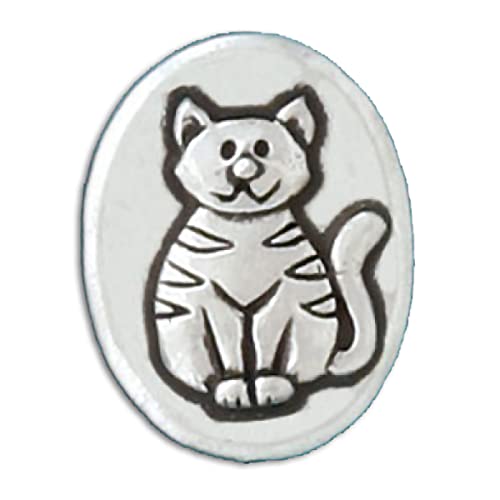 Basic Spirit Pocket Token Coin - Cat/Purrfect - Handcrafted Pewter, Love Gift for Men and Women, Coin Collecting