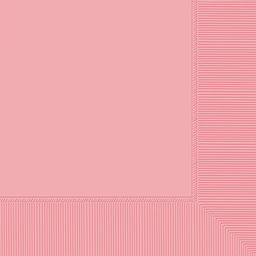 Amscan New Pink 2-Ply Dinner Napkins Big Party Pack, 8" x 8", 40ct