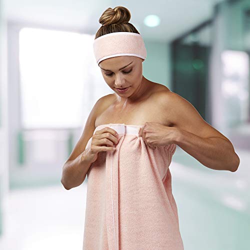 Bucky Spa Quick Drying Microfiber-Travel Shower Wrap, Peach