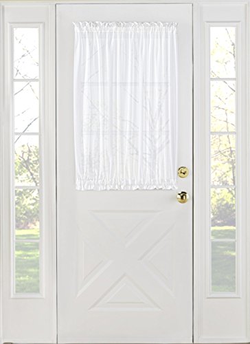 Belle Maison Stylemaster Splendor Batiste Door Panel, 56" by 45", White
