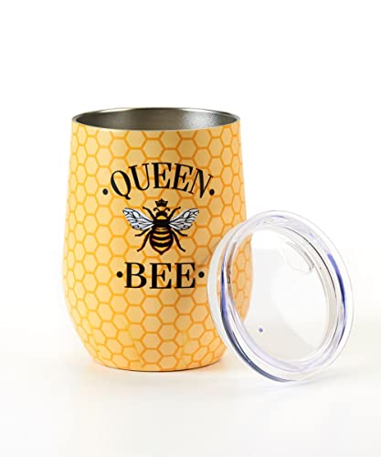 Giftcraft Queen Bee Wine Tumbler, 12 oz