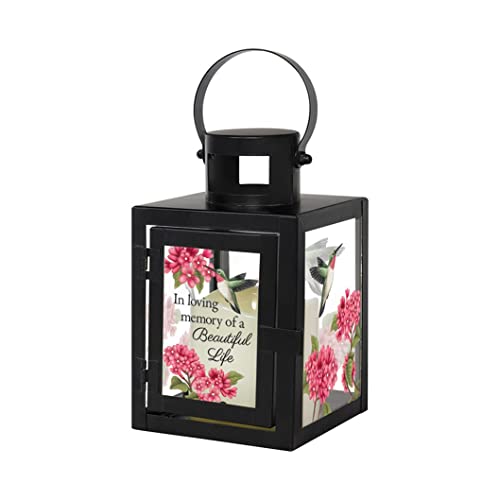 Carson 57621 in Loving Memory Decorative Candle Lantern, 9.5-inch Height