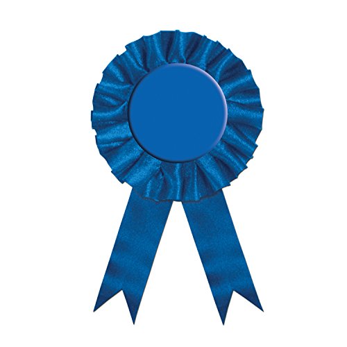 Beistle Award Ribbon (blue) Party Accessory  (1 count) (1/Pkg)