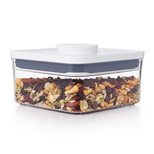 OXO Good Grips POP Container - Airtight Food Storage - 1.1 Qt for Nuts and More,Transparent