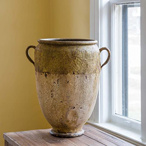 Park Hill Collection ECM80873 Metal French-Style Garden Pot, Medium