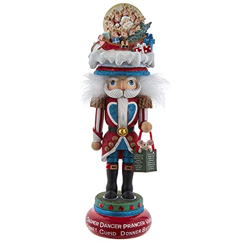 Kurt Adler Hollywood Nutcrackers Hollywood Night Before Christmas, 5th in Series Nutcracker, 18-Inch, Multicolored