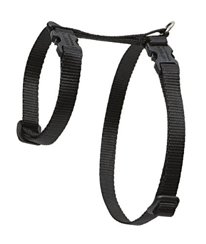 Lupine Pet Basics 1/2" Black 9-14" H-style Harness for Small Pets