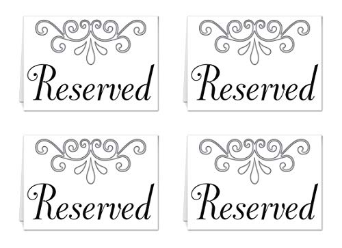 Beistle Reserved Table Cards (4/Pkg)