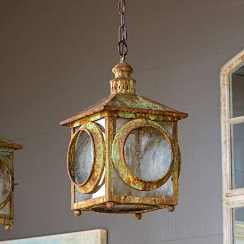 Park Hill Collection ELH01117 Hanging Portico Lantern, 19-inch Height