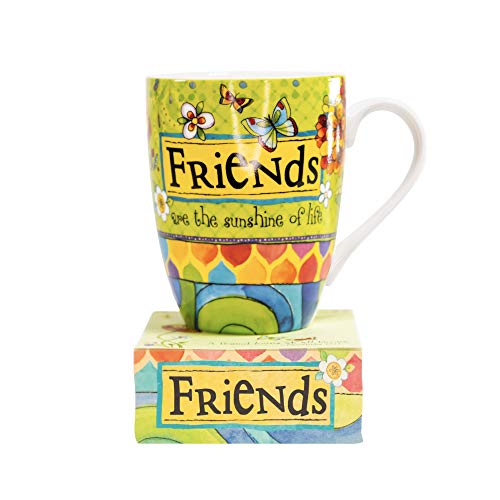 Divinity Boutique 23779 Ceramic Mug And And Memo Pad Friends, One Size, Multicolor