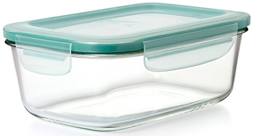 OXO Good Grips 8 Cup Smart Seal Leakproof Glass Rectangle Food Storage Container