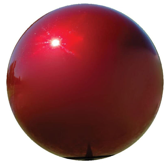 Very Cool Stuff RED12 Mirror Ball 12-Inch Red Stainless Steel Gazing Globe