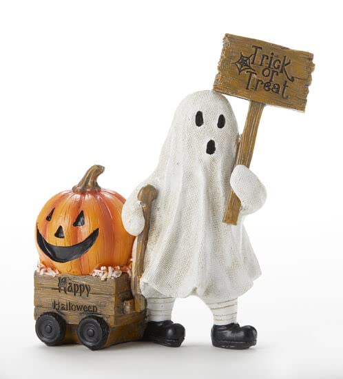 Delton Ghost with Wagon, 6.7-inch Height, Resin