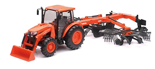 New Ray Toys 1:18 Kubota M5-111 with Rake