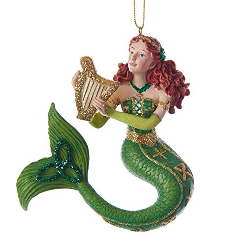 Kurt Adler Ireland International Mermaid Ornament