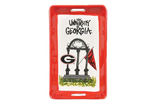 Magnolia Lane Ceramic Collegiate Handled Mini Tray (Georgia)