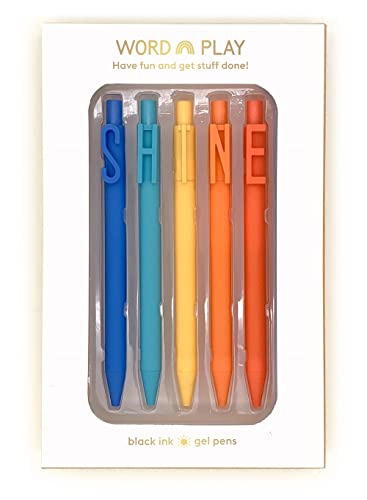 Snifty SPBS011 Shine Word Play Pen in Box, Set of 5