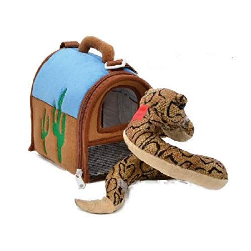 Unipak 2316SNB-11 Brown Snake in Cactus Carrier, 8-inch Height