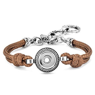 TGB Brands Ginger Snaps Petite One-Snap Brown Knot Bracelet GP90-04 Jewelry