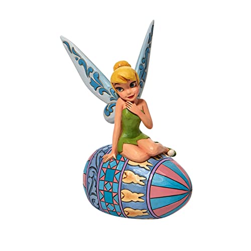 Enesco Disney Traditions Tinker Bell on Easter Egg Figurine