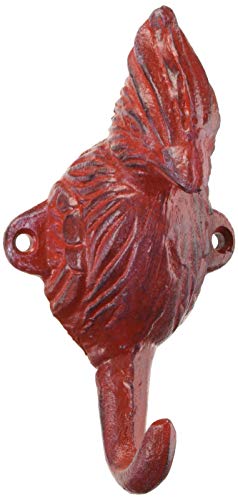 Abbott Collection  27-Iron AGE/363 Cardinal Wall Hook, 5.5 inches H