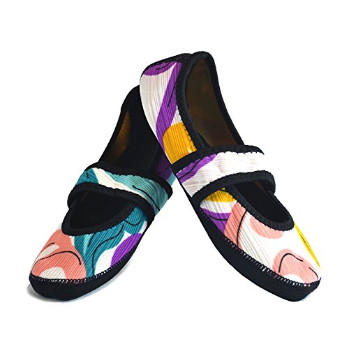 Calla Nufoot Fuzzies Womens Shoes Betsy Lou, Swirl, Medium