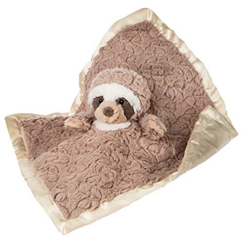 Mary Meyer Super Soft Stuffed Animal Security Blanket, Putty Sloth, 13 x 13-Inches