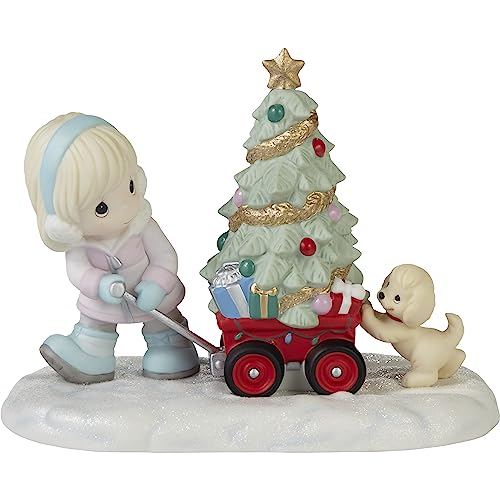Precious Moments 231041 Share The Magic of Christmas Bisque Porcelain Figurine