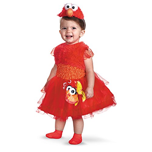 Disguise Sesame Street Frilly Elmo Costume (12-18 Months)