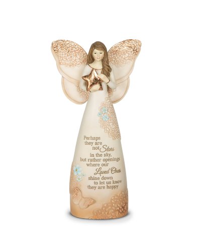 Pavilion Gift Company 19045 Light Your Way Memorial Stars in The Sky Angel Figurine, 7-1/2-Inch