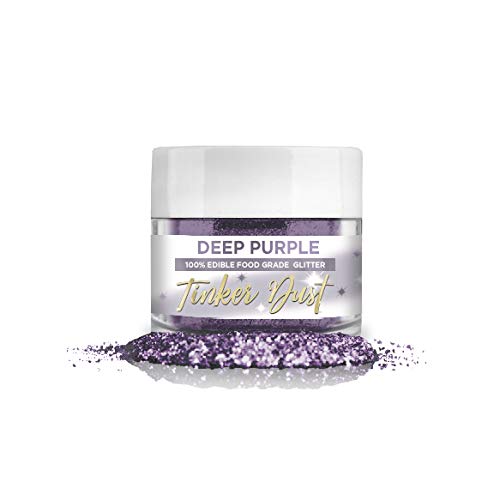 Bakell Deep Purple Tinker Dust¬Æ, 5 Gram | KOSHER Certified | 100% Edible Glitter | Cakes, Cupcakes, Cake Pops, Drinks, Glitter & Dusts (Deep Purple)