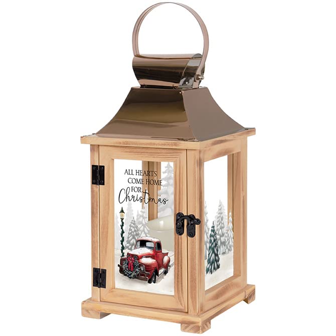 Carson Home Home for Christmas Lantern, 13.5-inch Height