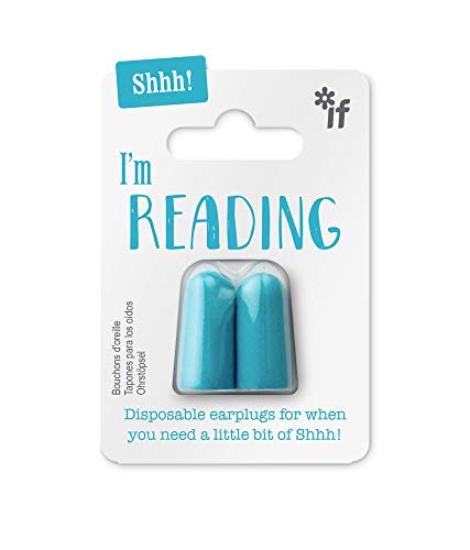 IF Noise Cancelling Comfortable Soft Foam I'm Reading Earplugs 30 g