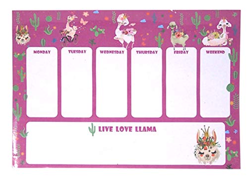 Myxx Llama Weekly Organizer