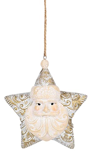 Ganz MX183370 Santa Star Ornament