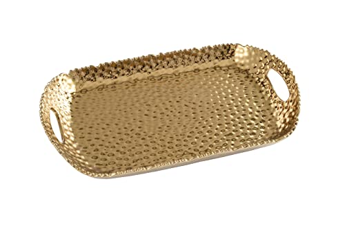 Pampa Bay Golden Millennium Rectangular Tray with Handles