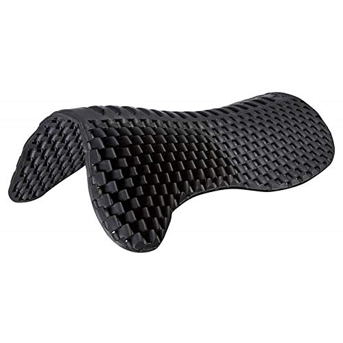 Acavallo Piuma Air Release Featherlight Pad and Front Riser, 1 Piece Charcoal