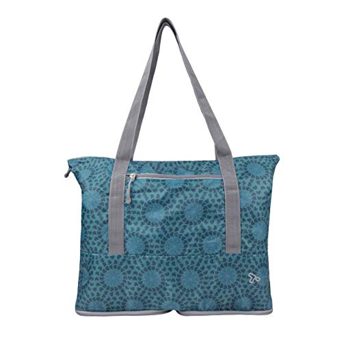 Travelon Folding Packable Tote Sling, Mosaic Tile, One Size